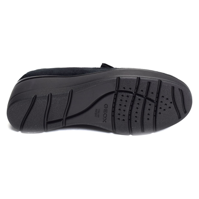 D ILDE B Noir, Mocassins Geox