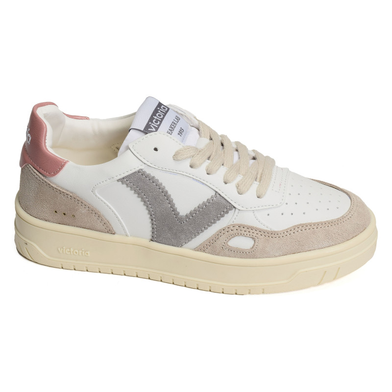 1257101 Blanc Rose, Sneakers basses Victoria