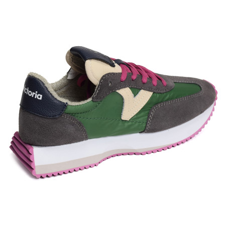 1134104 Gris Vert, Baskets running Victoria