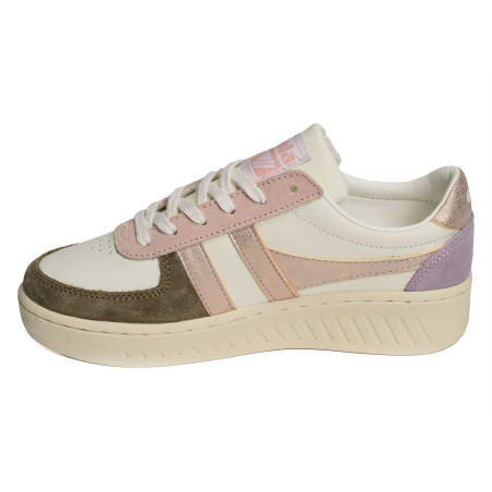 GRANDSLAM QUADRANT TRAINERS W Blanc Rose, Sneakers basses Gola