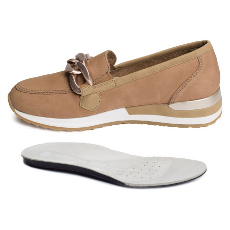 R2544 Beige, Mocassins Remonte