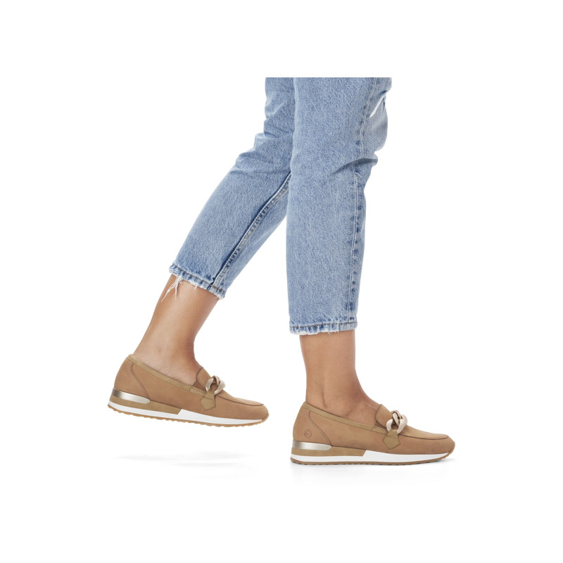 R2544 Beige, Mocassins Remonte