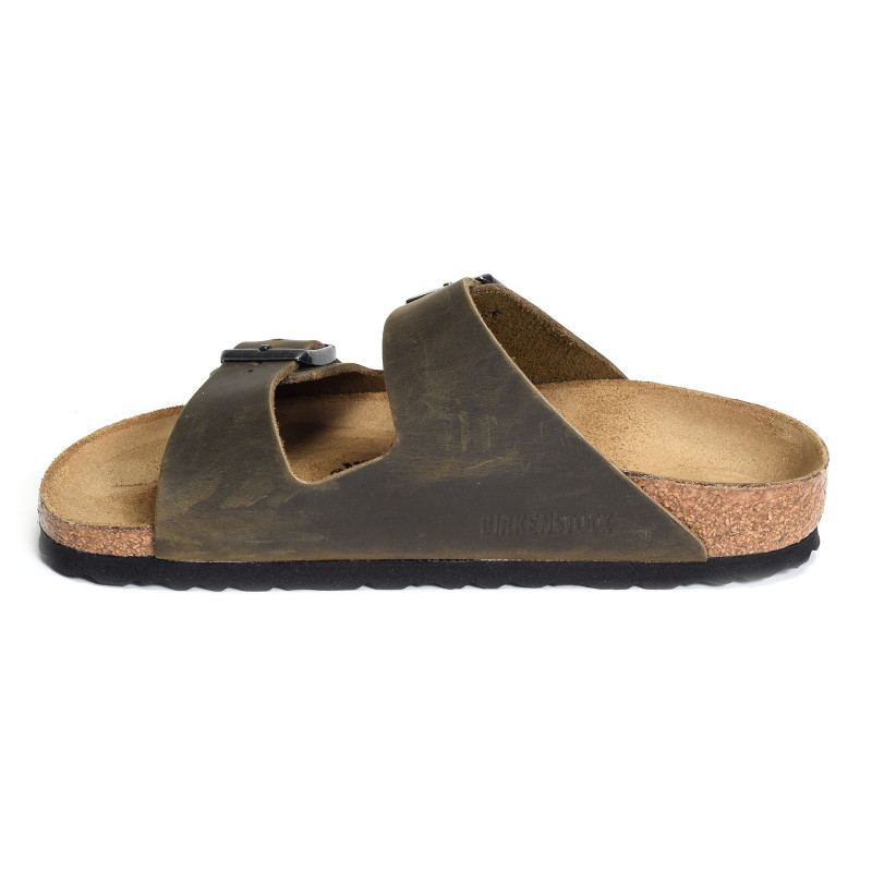 ARIZONA CUIR W Kaki, Mules Birkenstock