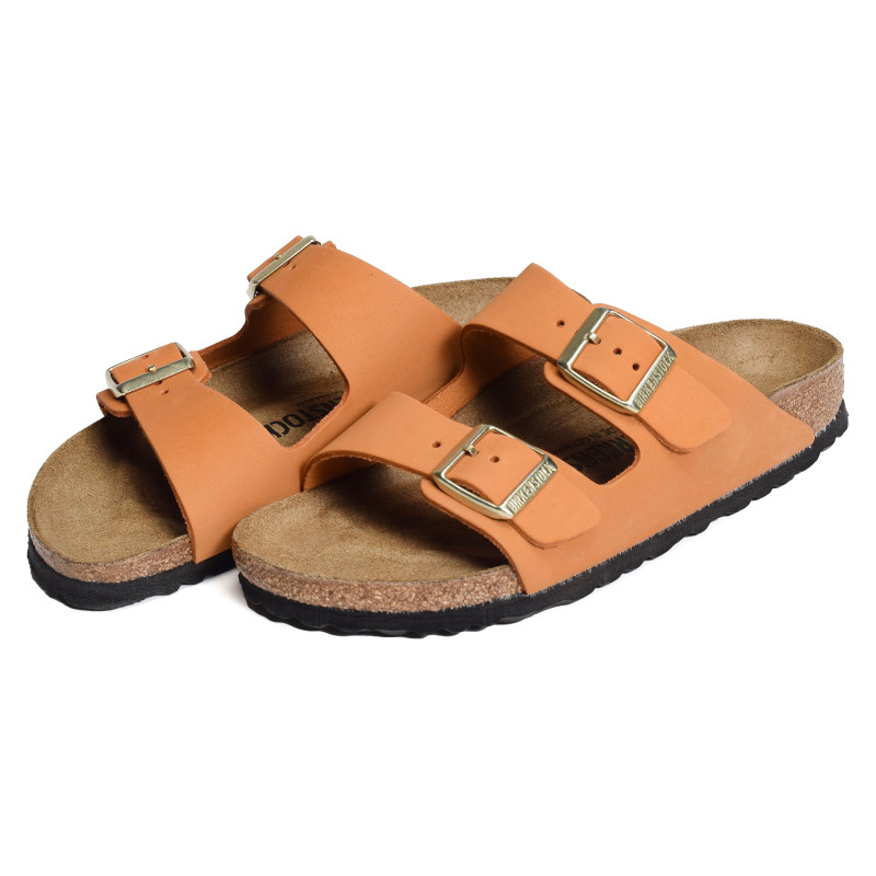 ARIZONA CUIR W Orange, Mules Birkenstock