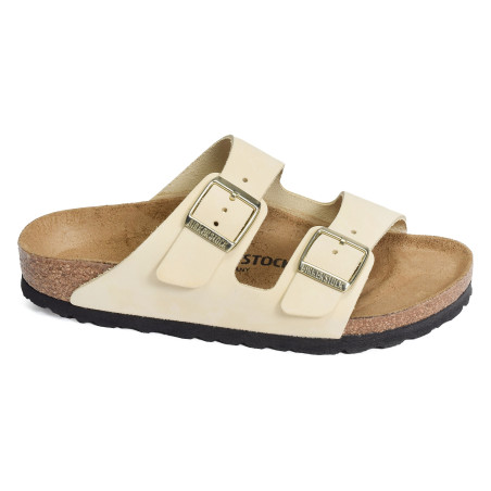 ARIZONA CUIR W Ecru, Mules Birkenstock