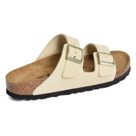 ARIZONA CUIR W Ecru, Mules Birkenstock