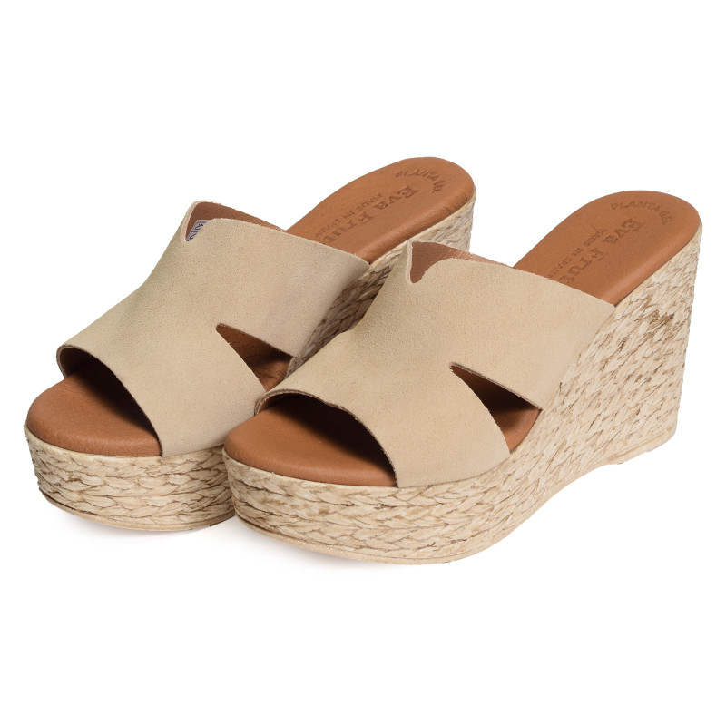 1901 Beige, Mules Eva Frutos