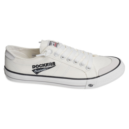 30ST027 Blanc, Chaussures basses Dockers