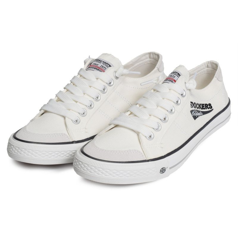 30ST027 Blanc, Chaussures basses Dockers