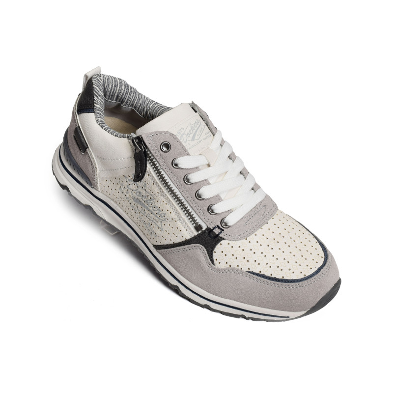 54MO001 Blanc Gris, Sneakers basses Dockers