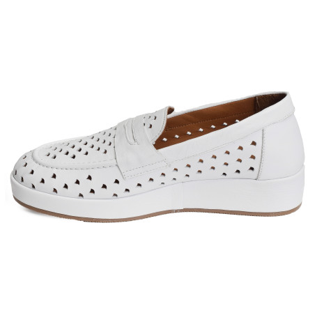 GOLMES Blanc, Mocassins K.Mary