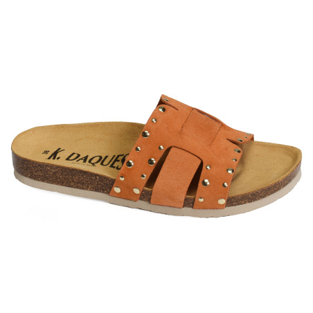 ROSACE Orange, Mules K.Daques