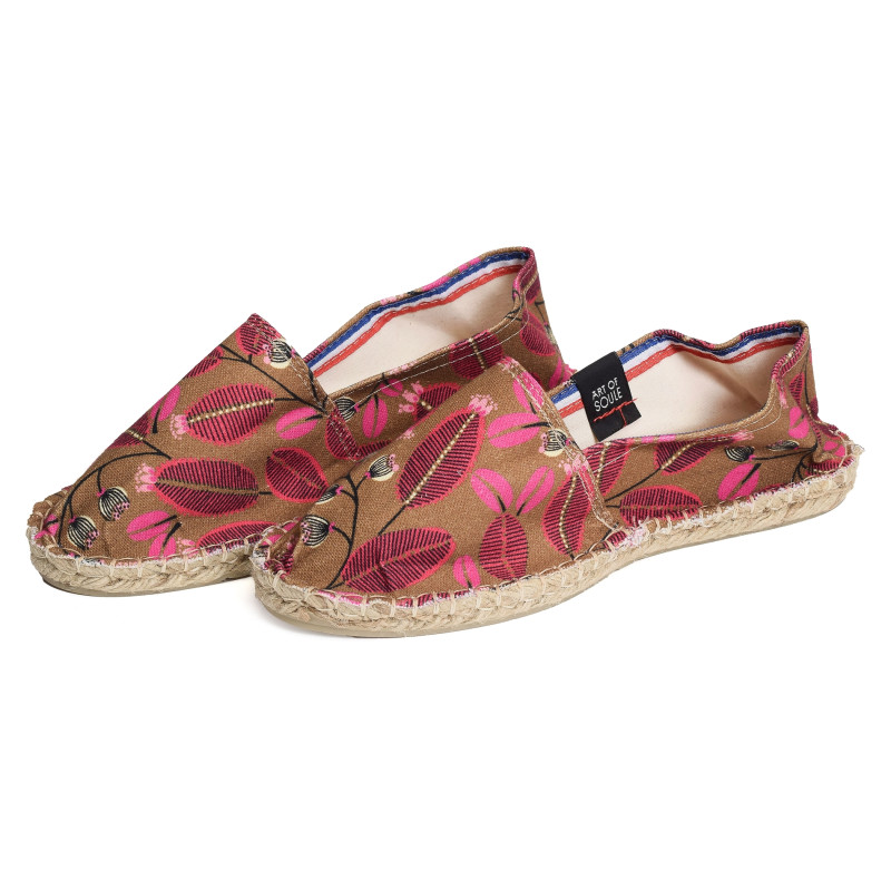 AUDACIEUSES Marron Rose, Espadrilles Art Of Soule