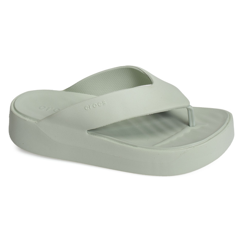 GETAWAY PLATFORM FLIP Vert Clair, Tongs Crocs