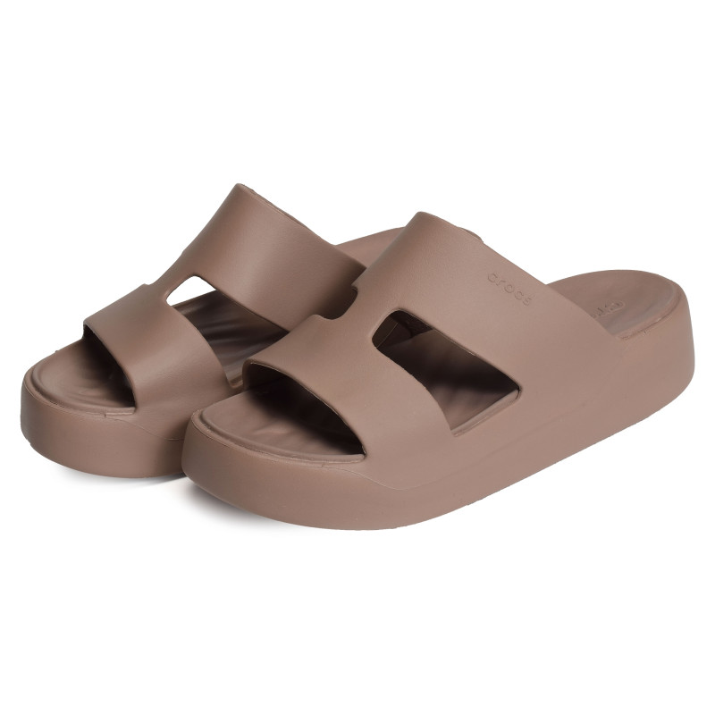 GETAWAY PLATFORM H STRAP Taupe, Mules Crocs