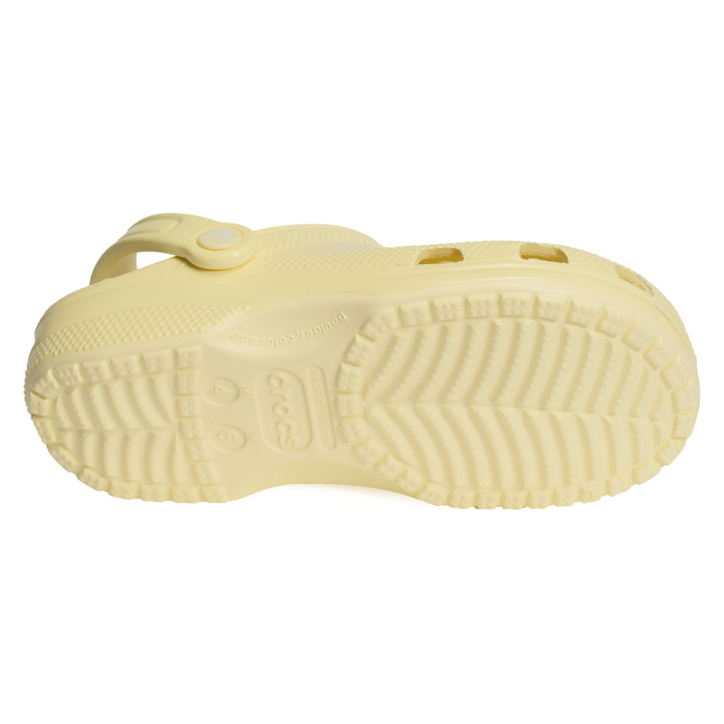 CLASSIC HIGH SHINE CLOG Verni Jaune, Sabots Crocs