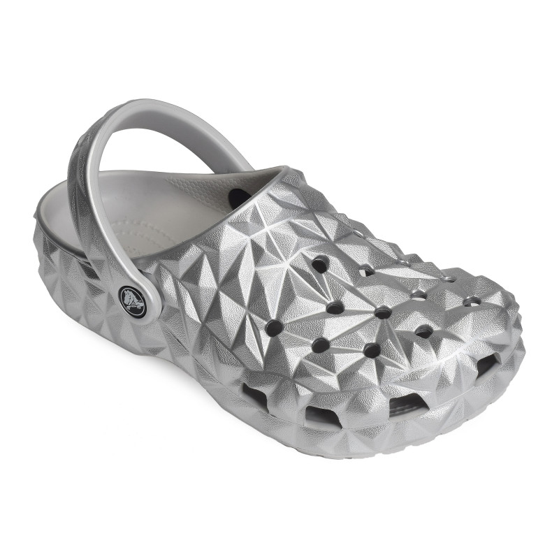 CLASSIC GEOMETRIC CLOG Argent, Sabots Crocs