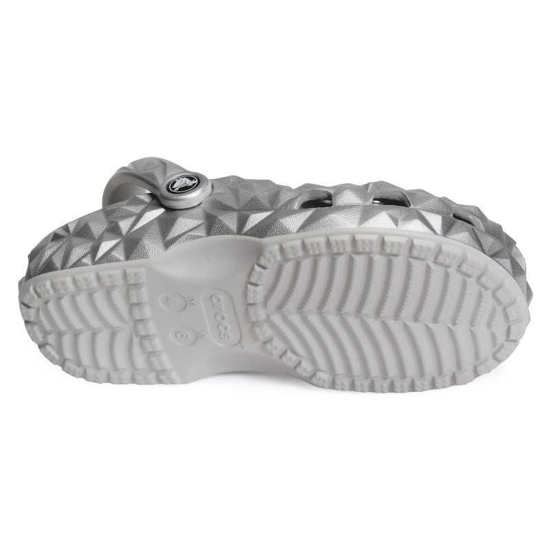 CLASSIC GEOMETRIC CLOG Argent, Sabots Crocs