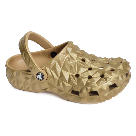 CLASSIC GEOMETRIC CLOG Gold, Sabots Crocs