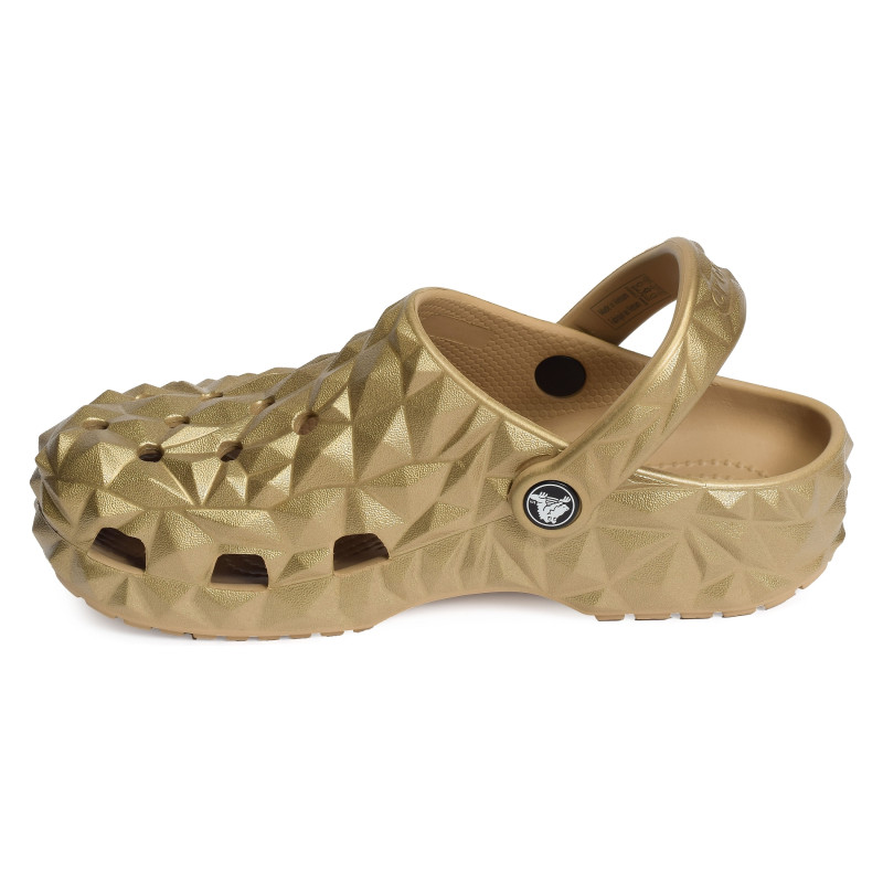 CLASSIC GEOMETRIC CLOG Gold, Sabots Crocs