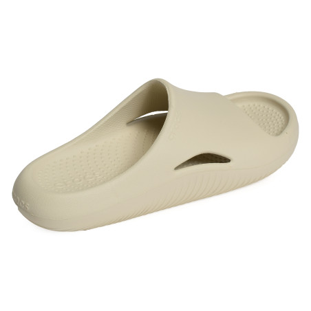 MELLOW RECOVERY SLIDE Ecru, Claquettes Crocs