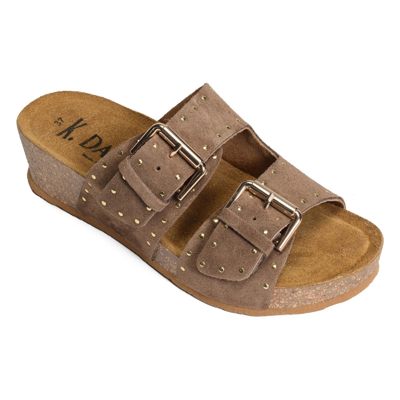 IONA Taupe, Mules K.Daques