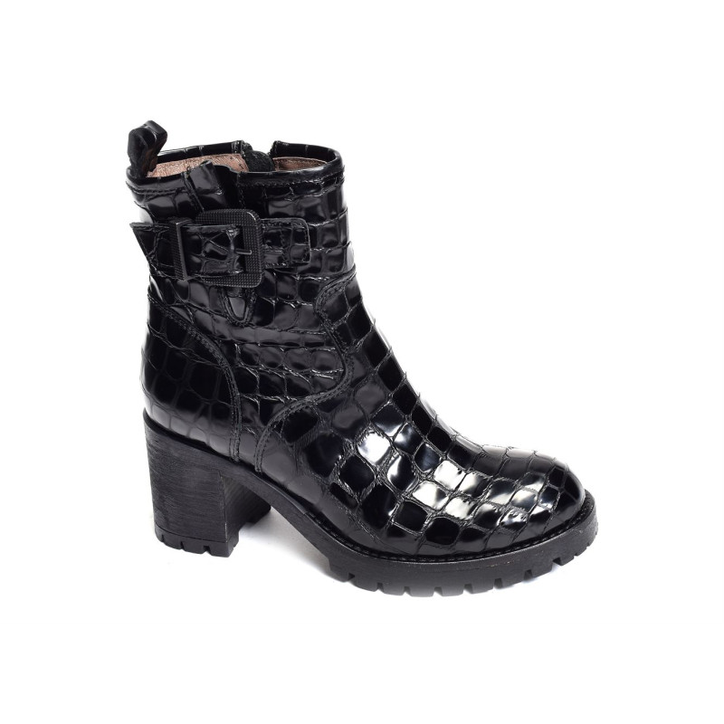 FLEUR Noir, Bottines Minka