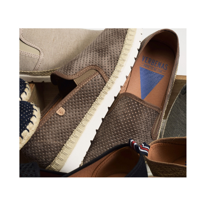 BORIS HOLE Taupe, Espadrilles Verbenas