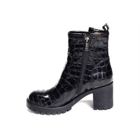 FLEUR Noir, Bottines Minka