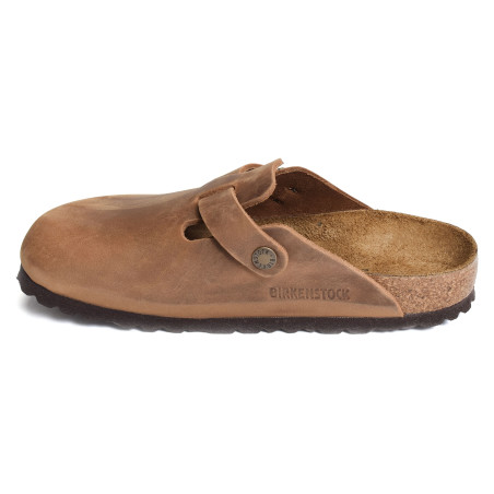 BOSTON CUIR W Cognac, Sabots Birkenstock