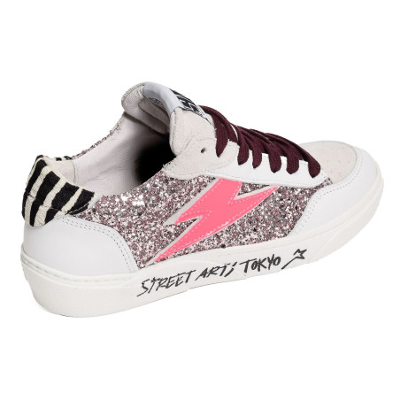 TALINE Blanc Rose, Sneakers basses Semerdjian