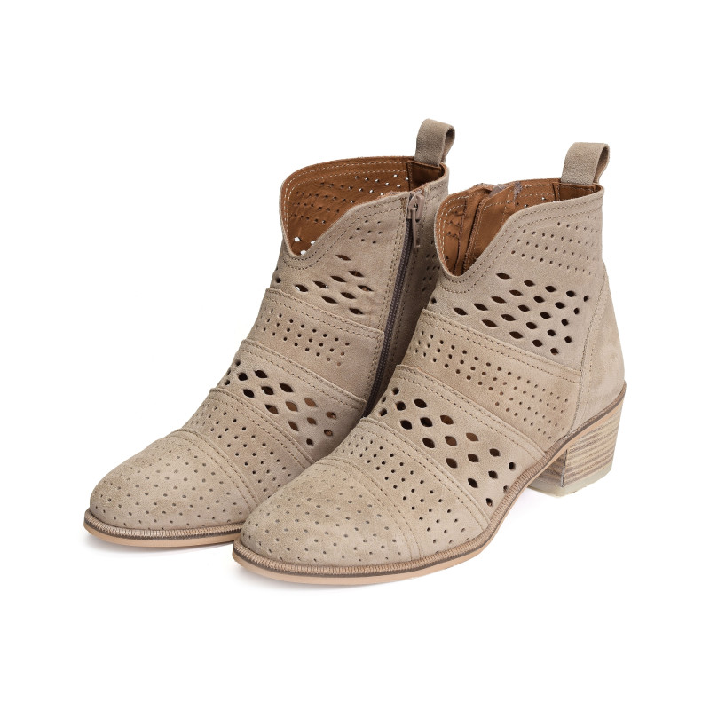 NELLY 5052 Beige, Bottines Alpe