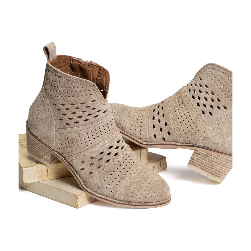 NELLY 5052 Beige, Bottines Alpe