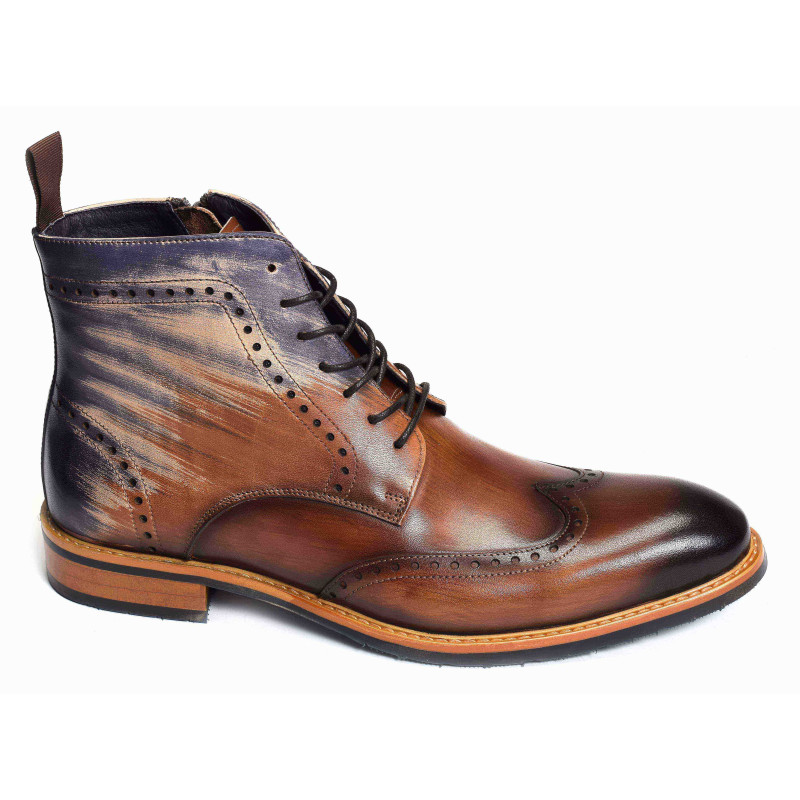 LODRINA Marron Bleu, Boots Kdopa