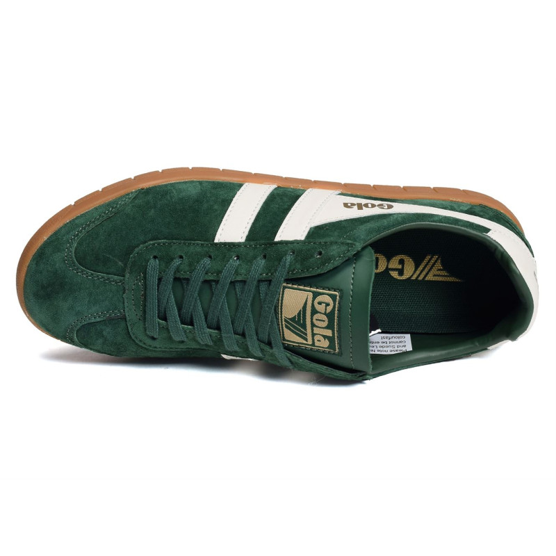 HURRICANE SUEDE TRAINERS Vert, Sneakers basses Gola