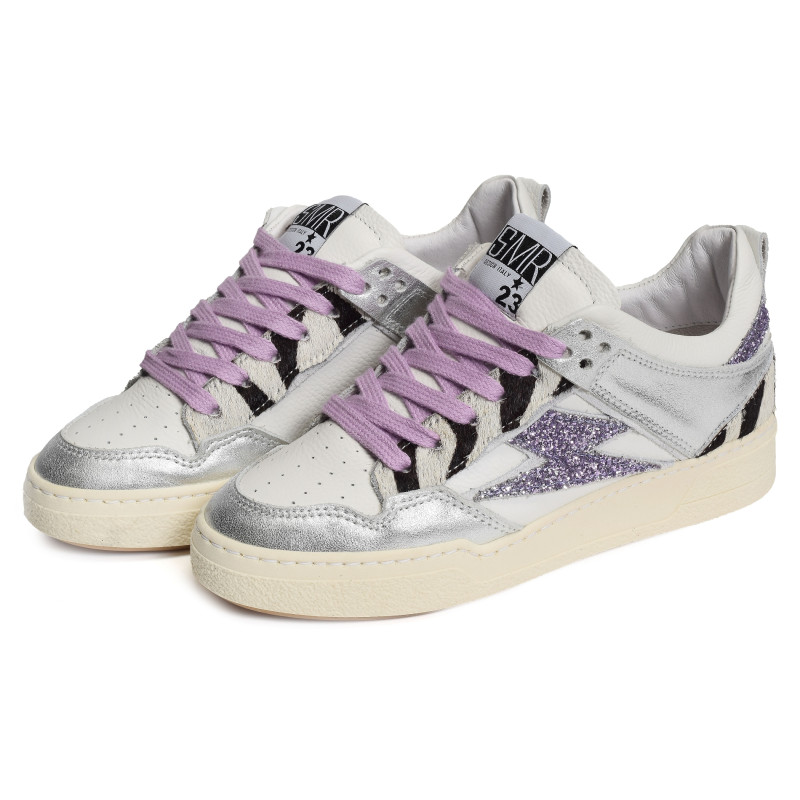 CHITA Blanc Violet, Sneakers basses Semerdjian