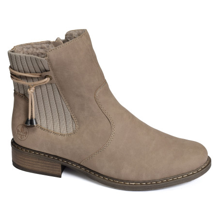 Z4162 Beige, Bottines Rieker