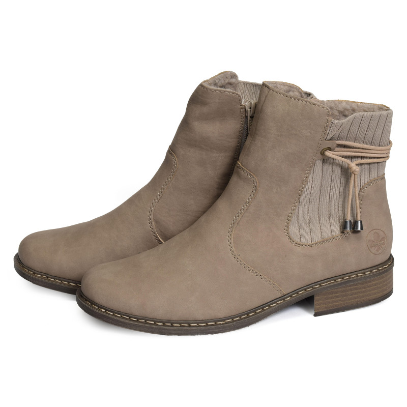 Z4162 Beige, Bottines Rieker