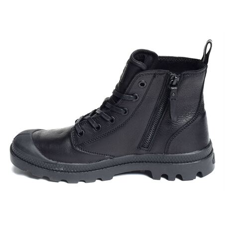 PAMPA ZIP LEATHER Noir, Boots Palladium