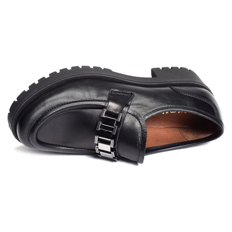 JARNO Noir, Mocassins Rosemetal