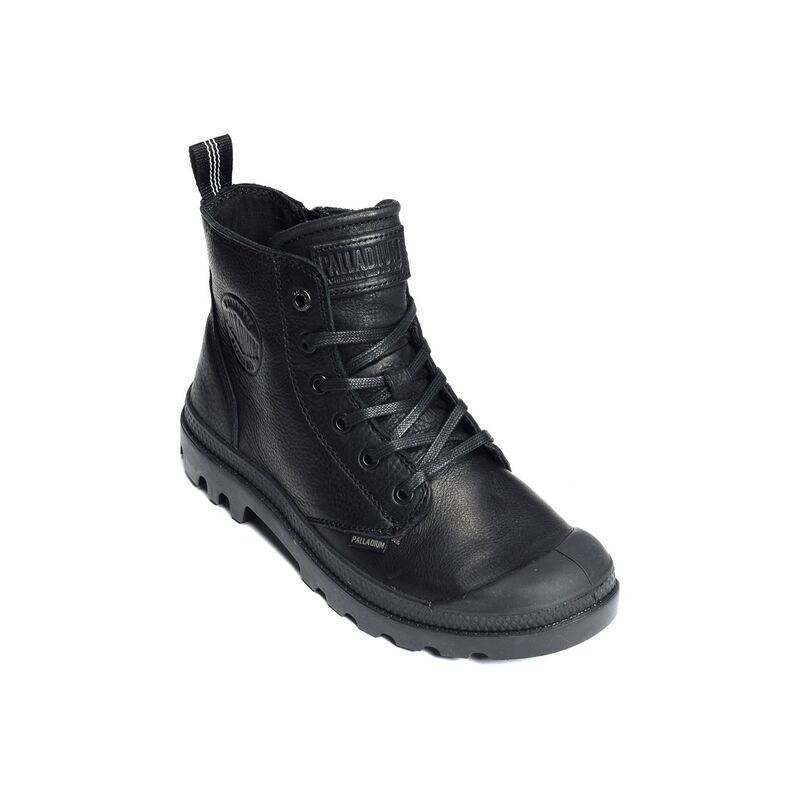 PAMPA ZIP LEATHER Noir, Boots Palladium