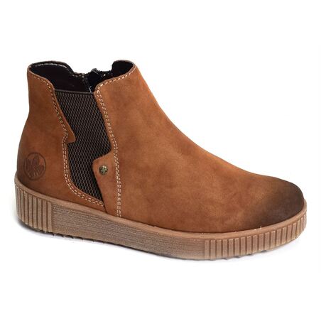 Y6461 Camel, Chelsea boots Rieker