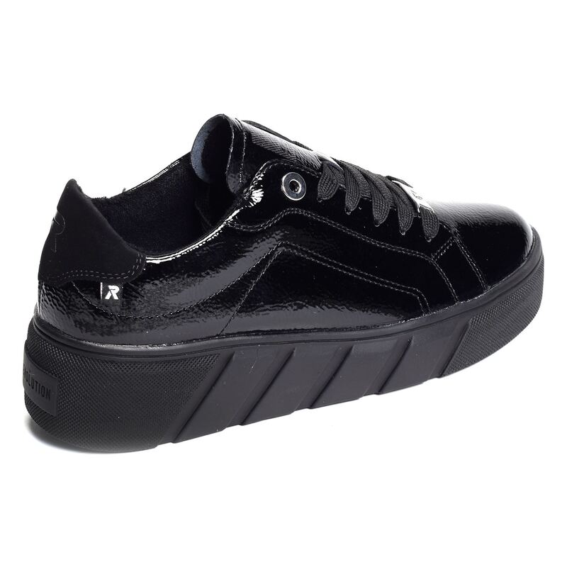 W0501 Verni Noir, Sneakers basses Rieker