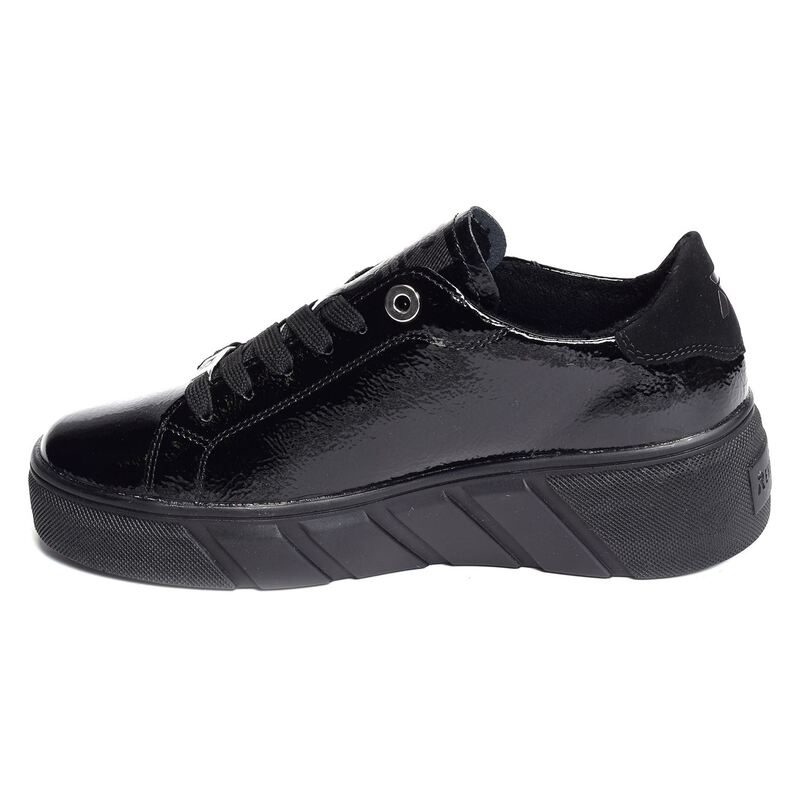 W0501 Verni Noir, Sneakers basses Rieker