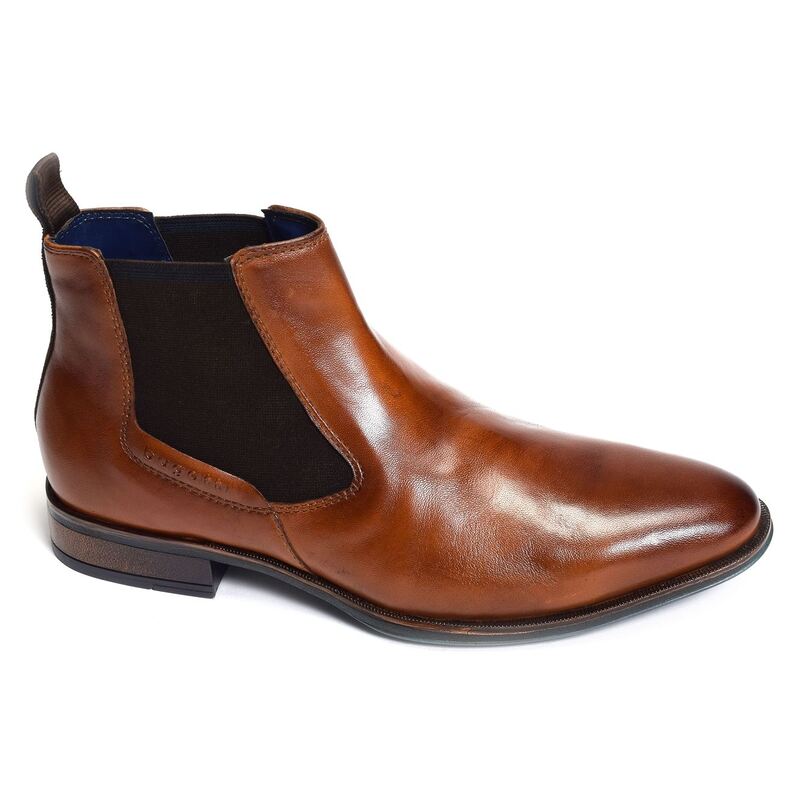 ZAVINIO AFX30 Cognac, Chelsea boots Bugatti