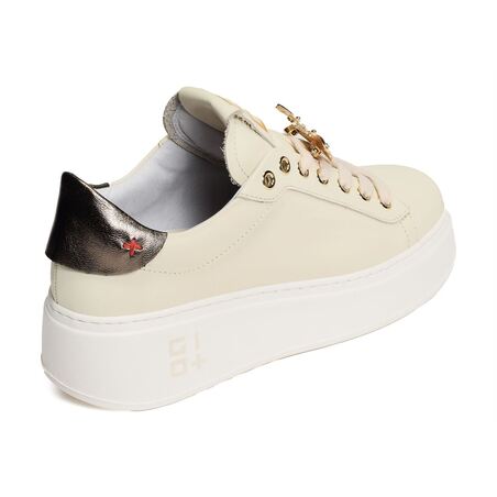 PIA 98 Beige, Sneakers basses Giopiu