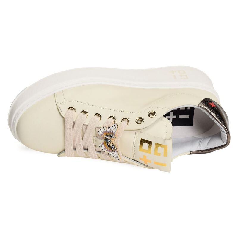 PIA 98 Beige, Sneakers basses Giopiu