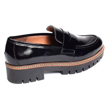 CV6203 Verni Noir, Mocassins Folie's