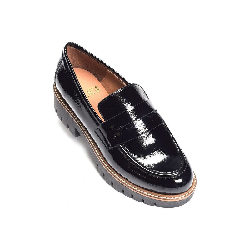 CV6203 Verni Noir, Mocassins Folie's