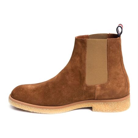 HILFIGER CREPE SUEDE CHELSEA 4871 Marron, Chelsea boots Tommy Hilfiger